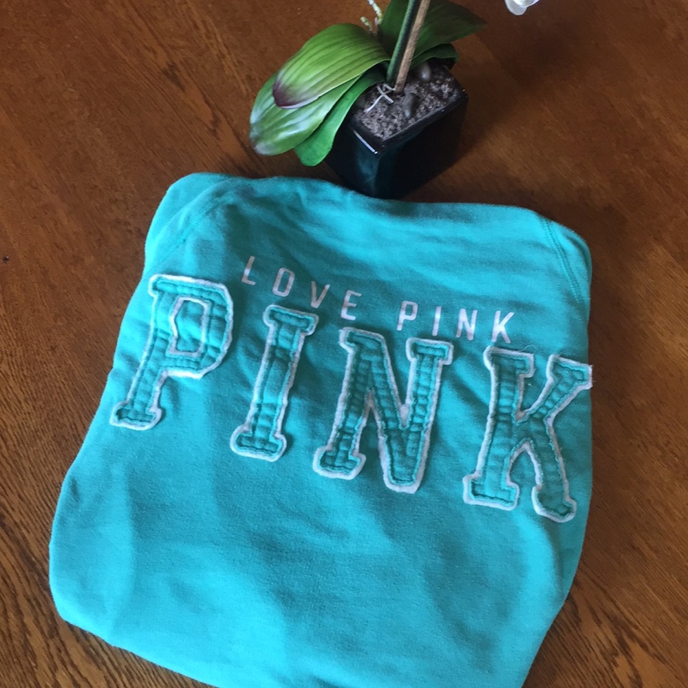 Mint green VS PINK zip up